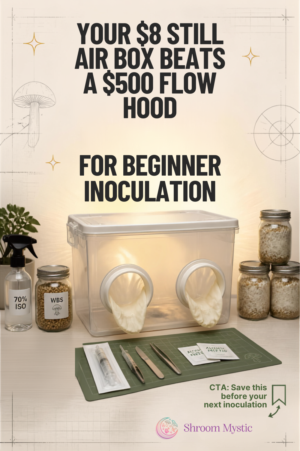 clean inoculation space