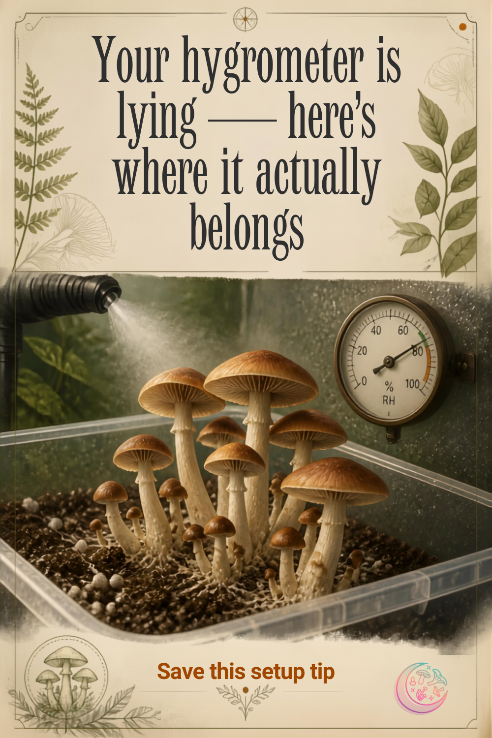where to place hygrometer