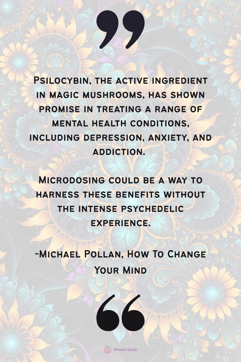 microdosing mushrooms for mental health